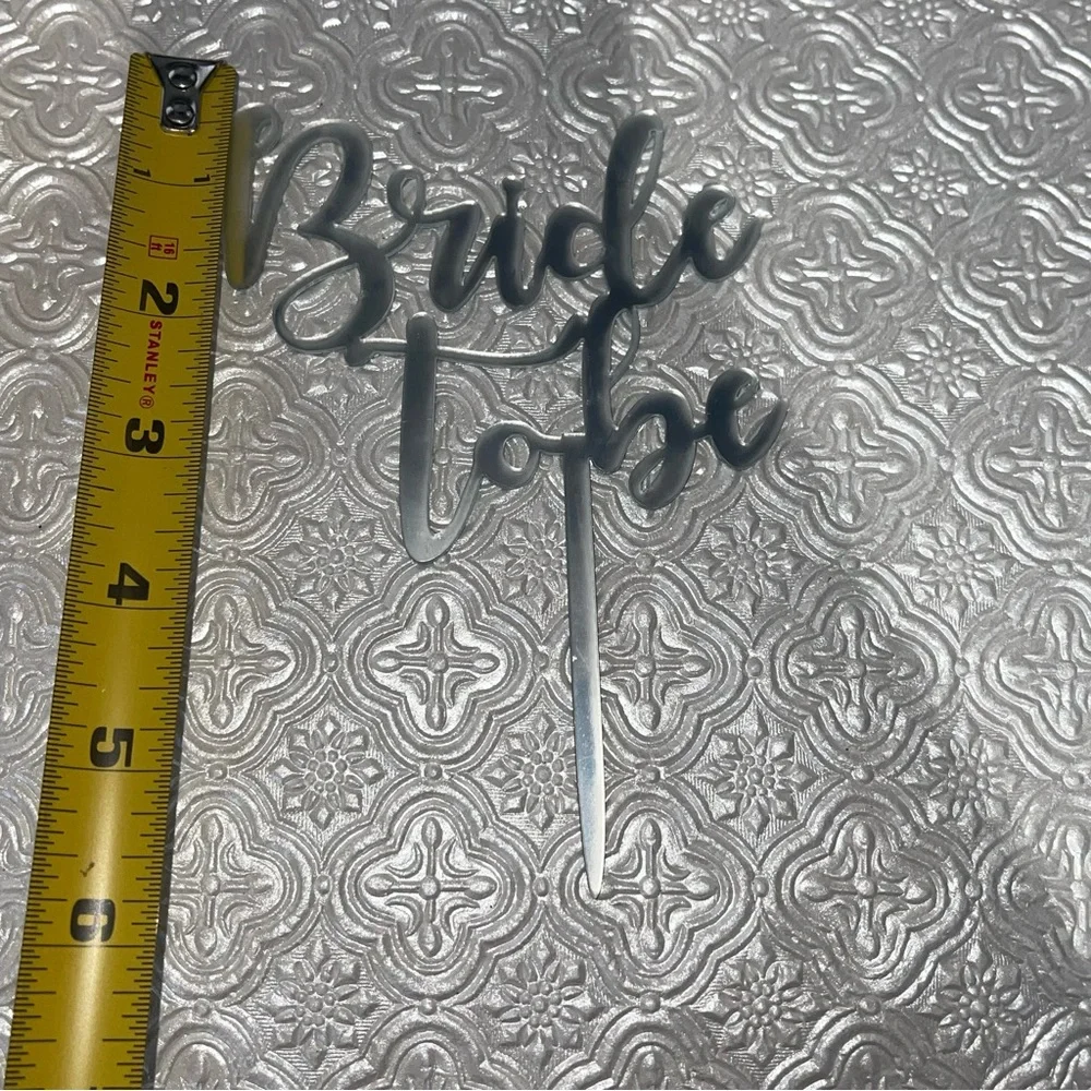 Bridal | Bridal Cake or Cup cake Topper - New Bride To Be Cake Topper | Topper
